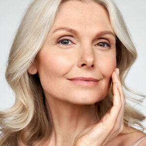 Healthy face skin care beauty, middle age skincare cosmetics